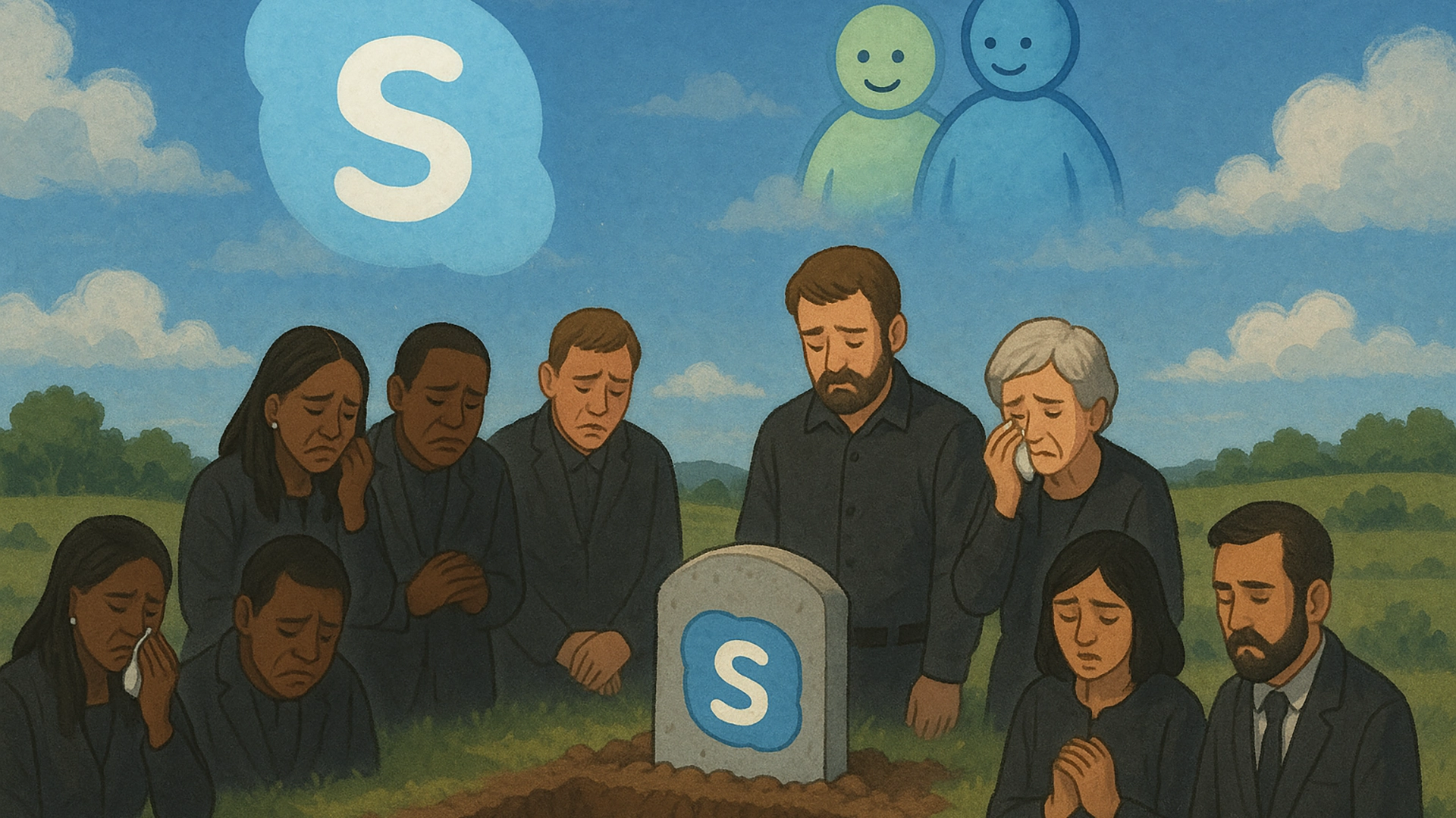 Mening: Skype Er Væk—Den Online Mindehøjtidelighed for en Elsket Teknologi